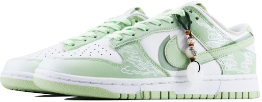 【客製球鞋】 Nike Dunk SDS 南枝 春日主題 祥雲 國風 新中式 復古休閒 低筒 溜板鞋 男款 白綠 Shop 【客製球鞋】 Nike Dunk SDS 南枝 春日主題 祥雲 國風 新中式 復古休閒 低筒 溜板鞋 男款 白綠