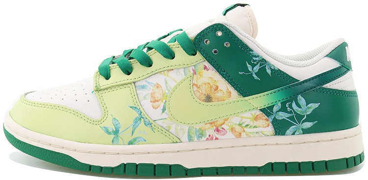 custom-shoes-nike-dunk-low-spring-vitality-white-green