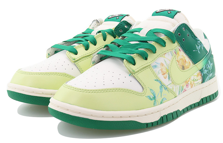 Lookbook ナイキ ダンク LOW "春の息吹" (ホワイト/グリーン) DR9654-100(Team10-夏日雏菊）