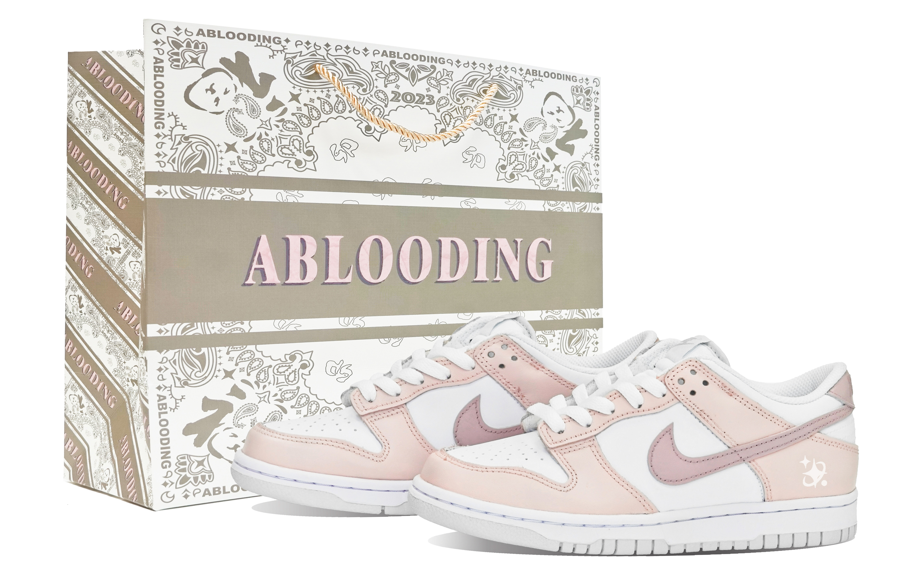 Buy ナイキ ダンク Low "星兎桃物語" (Nike Dunk Low "Hoshi Usagi Momo Monogatari") DV0831-101(Team14-玲娜贝尔S-Box)