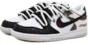 Lookbook 【客製球鞋】Nike Dunk Low 星星貼布字母 OW風 街頭做舊解構風 禮盒低筒板鞋 GS 黑白灰