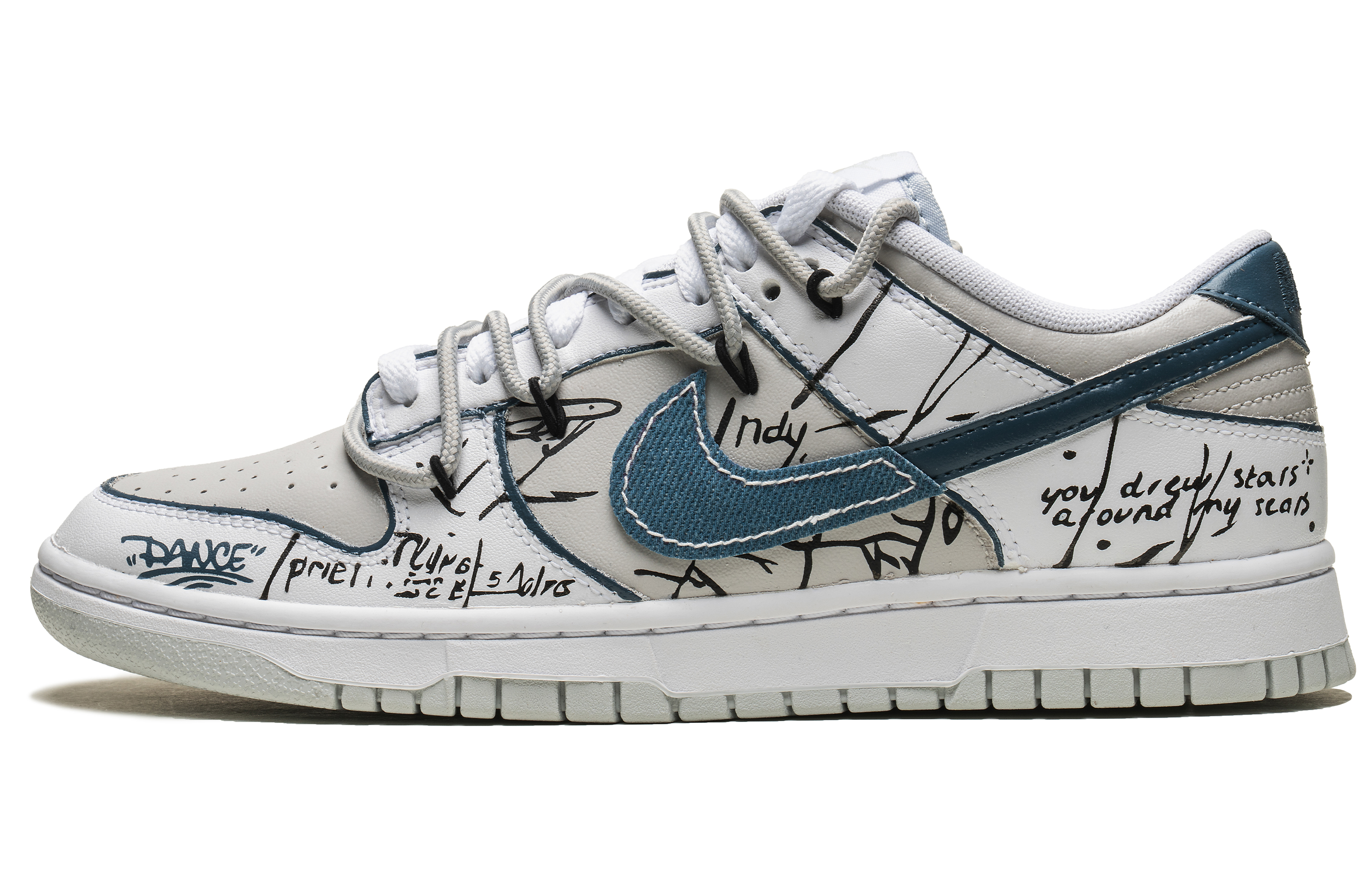 Buy [定制鞋款] 耐克Dunk Low '星愿' DV0831-101(TeamB--星愿诗行)