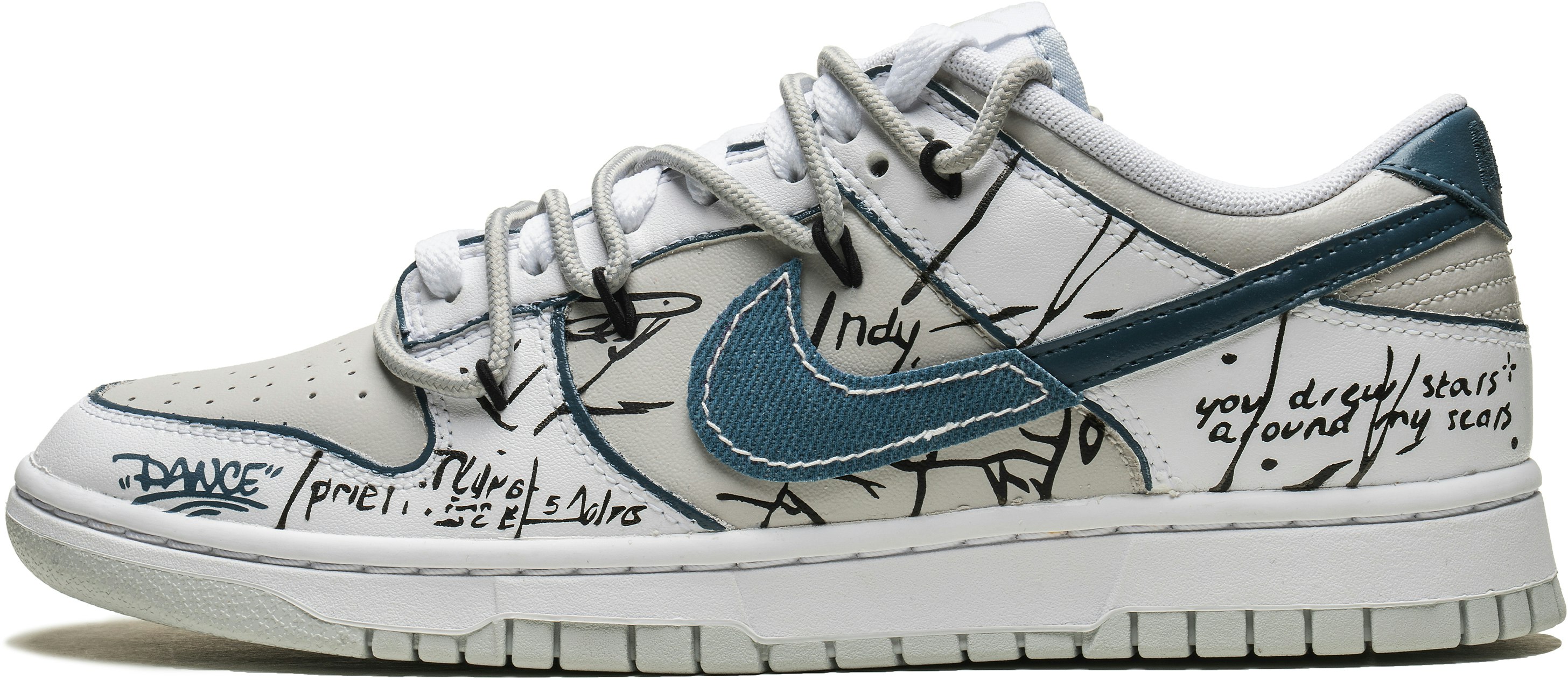 custom-shoes-nike-dunk-low-star-wish