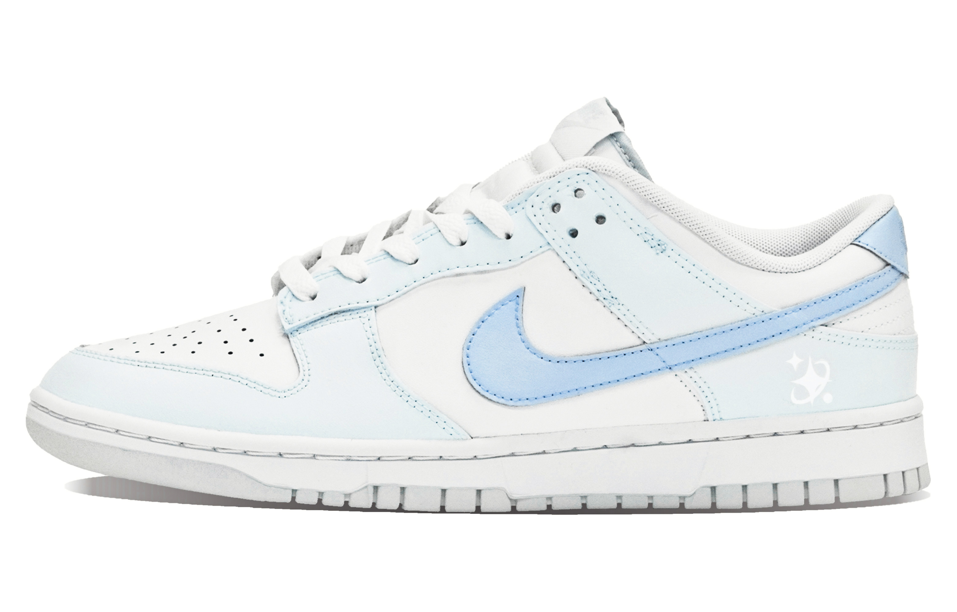 Order [Kasut Tersuai] Nike Dunk Low 'Kisah Dongeng Berbintang Ais Gelembung' DH9765-102(Team14-史迪仔S-Box)