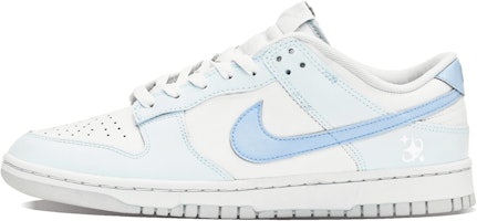 【訂製球鞋】Nike Dunk Low ABLOODING 星星童話系列 冰氣泡 低筒 滑板鞋 GS 白藍 Order 【訂製球鞋】Nike Dunk Low ABLOODING 星星童話系列 冰氣泡 低筒 滑板鞋 GS 白藍