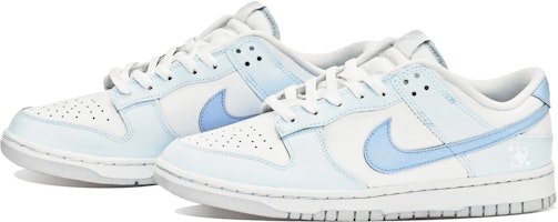 【訂製球鞋】Nike Dunk Low ABLOODING 星星童話系列 冰氣泡 低筒 滑板鞋 GS 白藍 Shop 【訂製球鞋】Nike Dunk Low ABLOODING 星星童話系列 冰氣泡 低筒 滑板鞋 GS 白藍