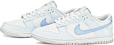 Shop 【訂製球鞋】Nike Dunk Low ABLOODING 星星童話系列 冰氣泡 低筒 滑板鞋 GS 白藍