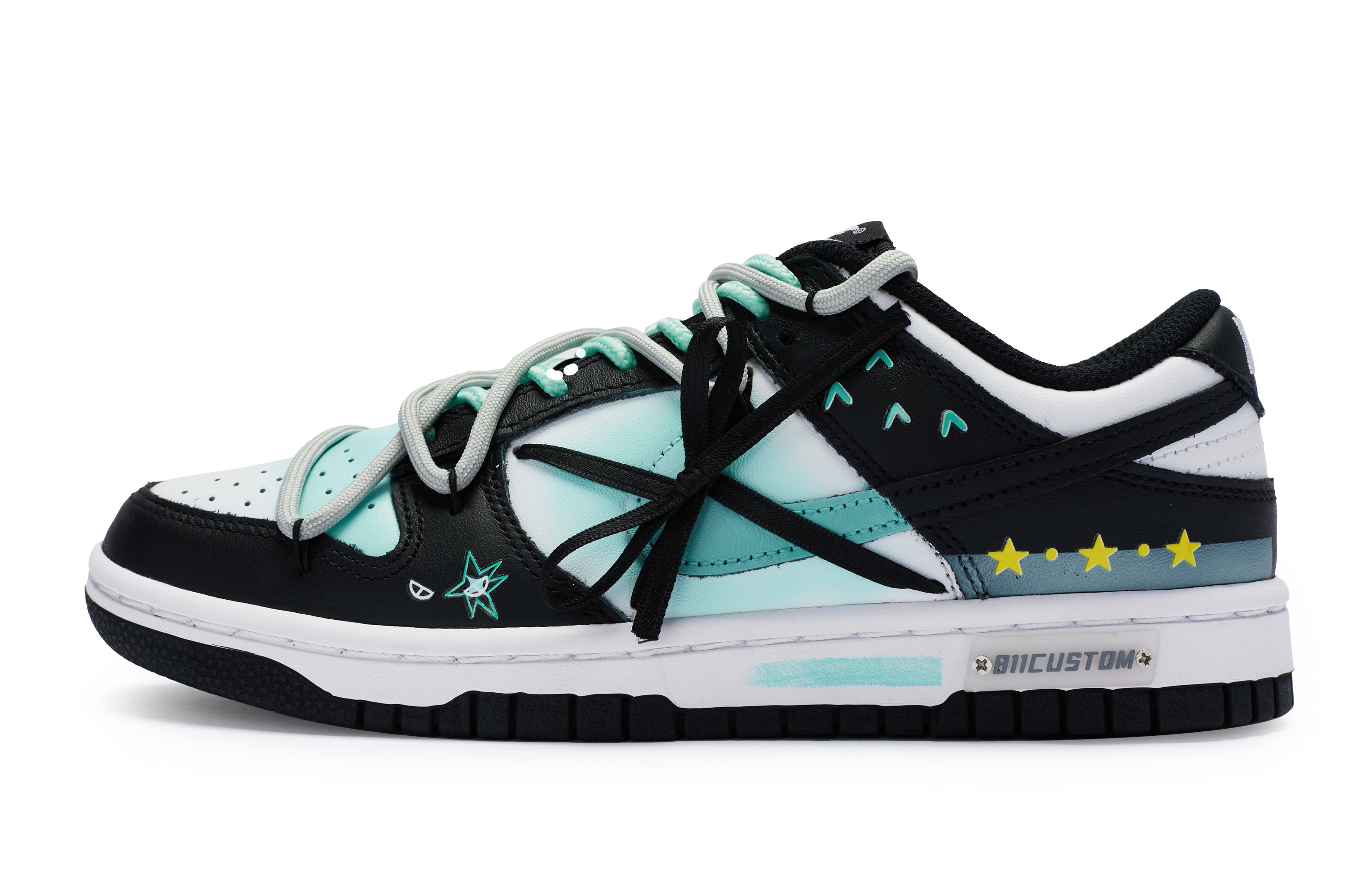 Buy [Kasut Custom] Nike Dunk Low 'Landak Berbintang dengan Riben Merah' DD1503-101-484810