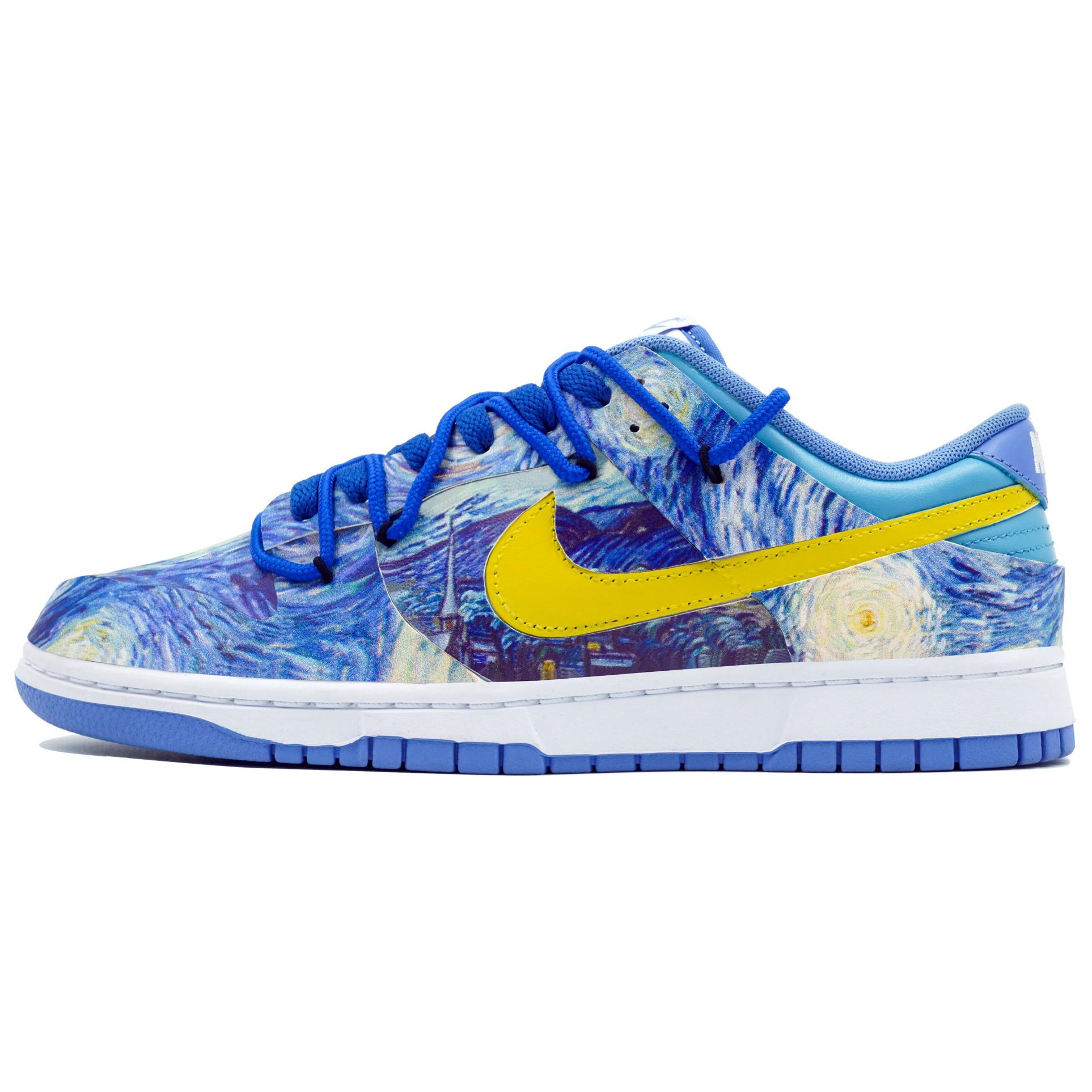 Order Nike Dunk Low 'Biru Malam Berbintang' [Sepatu Kustom] DV0833-400(Team113-星月夜上)