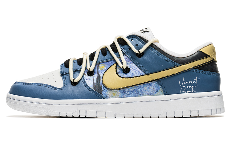 Buy 나이키 덩크 로우 '별밤 블루 화이트' (커스텀) DJ6188-101(TeamB-男款星月夜C-BOX)