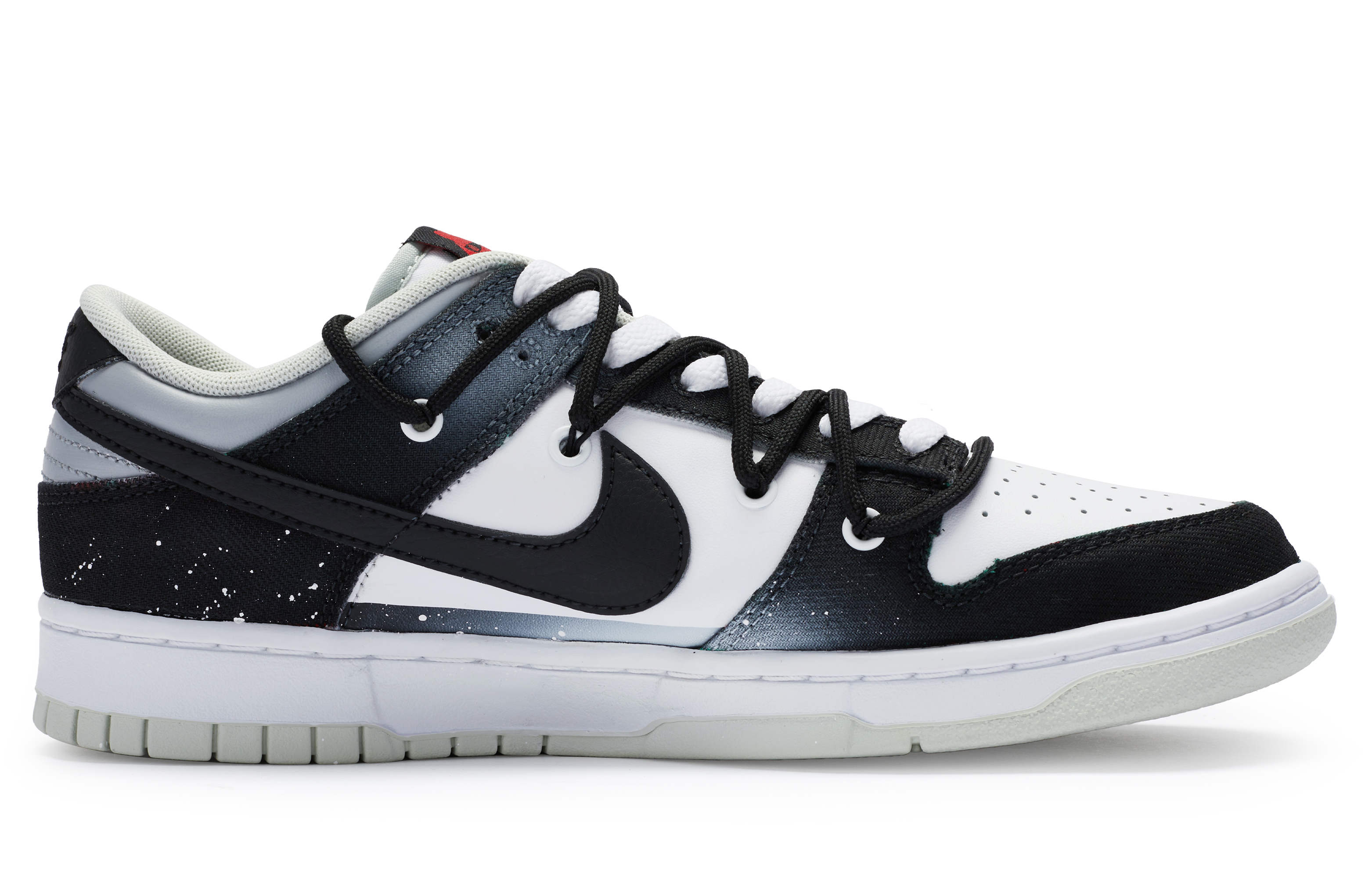 Order [Kasut Tersuai] Nike Dunk Low 'Langit Berbintang Hitam Putih' DV0827-100(Team80-男款星空)