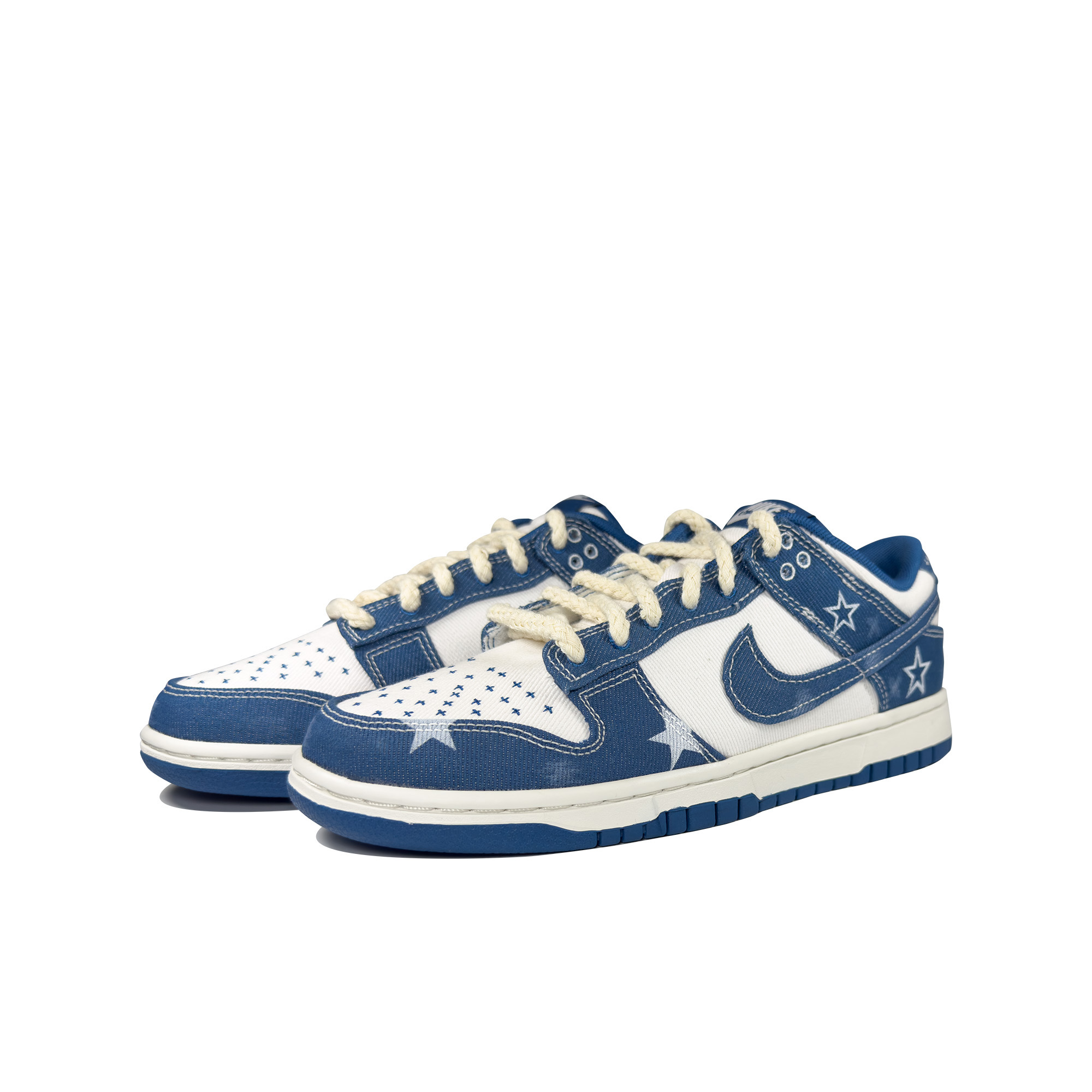 Lookbook [Sepatu Custom] Nike Dunk Low 'Langit Berbintang Biru' DV0834-101(Team95-蔚蓝星辰)