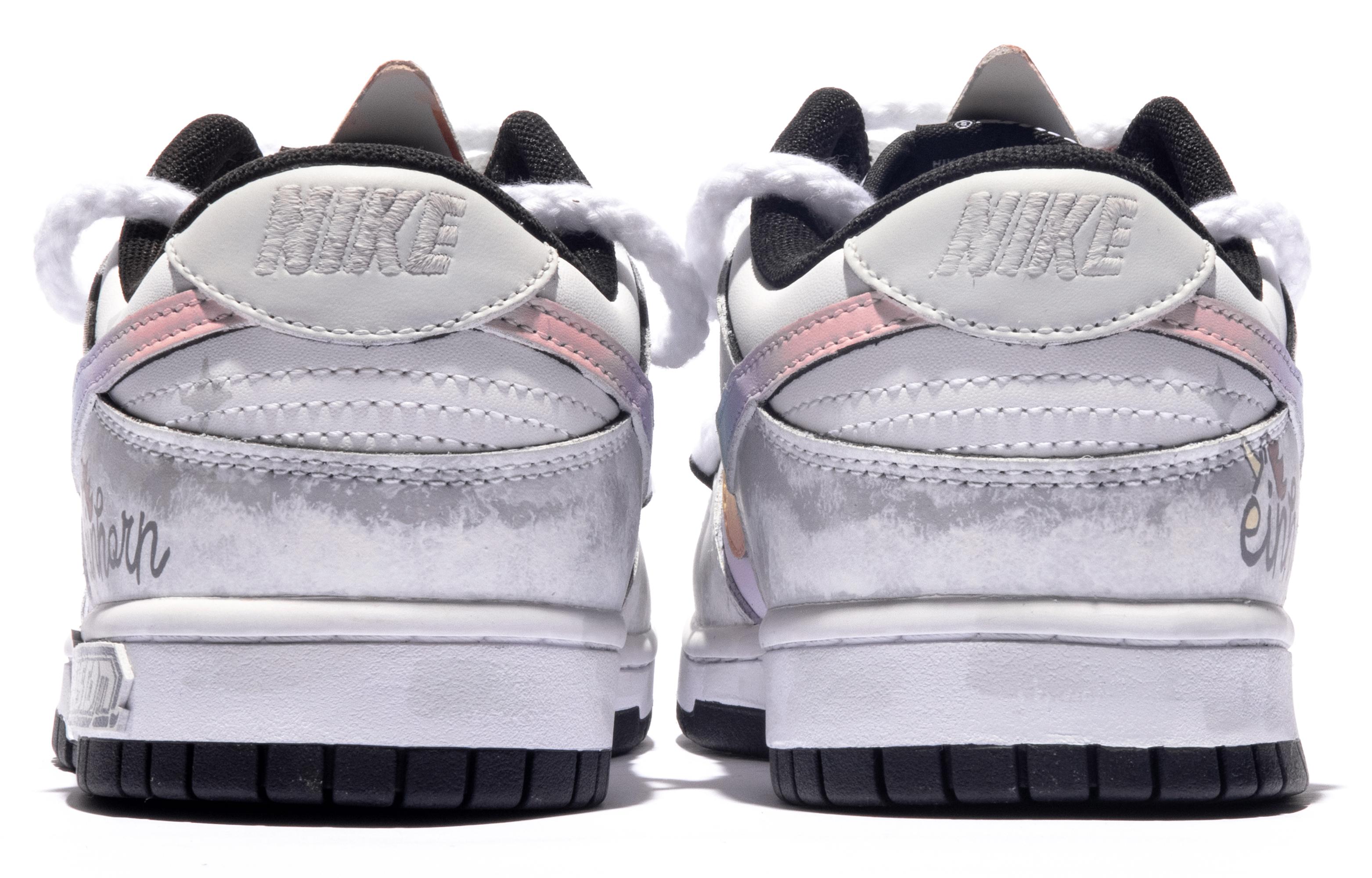 Shop 【定制球鞋】Nike Dunk Low 達芬奇定制 星黎閃翼 簡約 特殊鞋盒 低幫 板鞋 男款 黑白灰