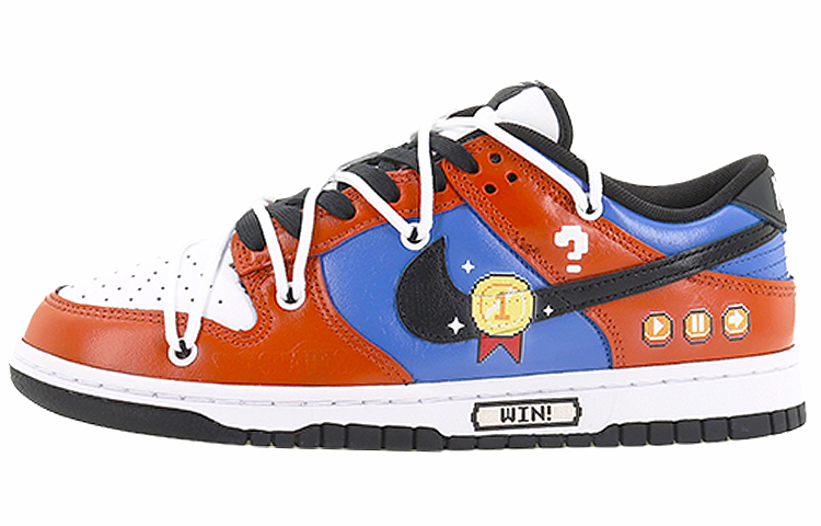 Buy [Zapatillas Personalizadas] Nike Dunk Low 'Píxeles Impactantes' DD1391-100(Team10--一鸣惊人)