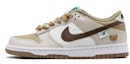 Buy 【定制球鞋】Nike Dunk Low 蒸汽木偶 雙層鞋帶 小熊餅乾 經典 板鞋 GS 棕白