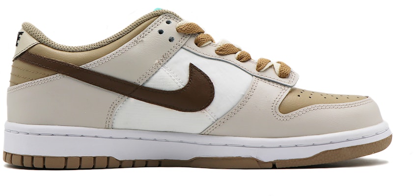 【定制球鞋】Nike Dunk Low 蒸汽木偶 雙層鞋帶 小熊餅乾 經典 板鞋 GS 棕白 Order 【定制球鞋】Nike Dunk Low 蒸汽木偶 雙層鞋帶 小熊餅乾 經典 板鞋 GS 棕白