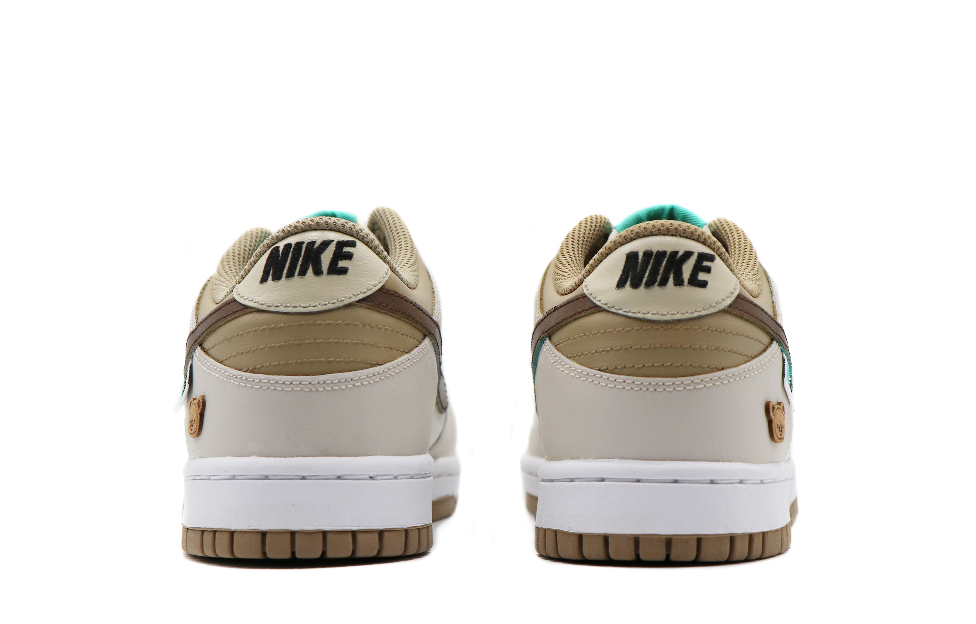 Purchase 【定制球鞋】Nike Dunk Low 蒸汽木偶 雙層鞋帶 小熊餅乾 經典 板鞋 GS 棕白