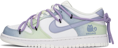 나이키 덩크 로우 '스텔라캣 보라-초록-흰' (커스텀) DH9765-100(TeamA-DK星空猫) Buy 나이키 덩크 로우 '스텔라캣 보라-초록-흰' (커스텀) DH9765-100(TeamA-DK星空猫)