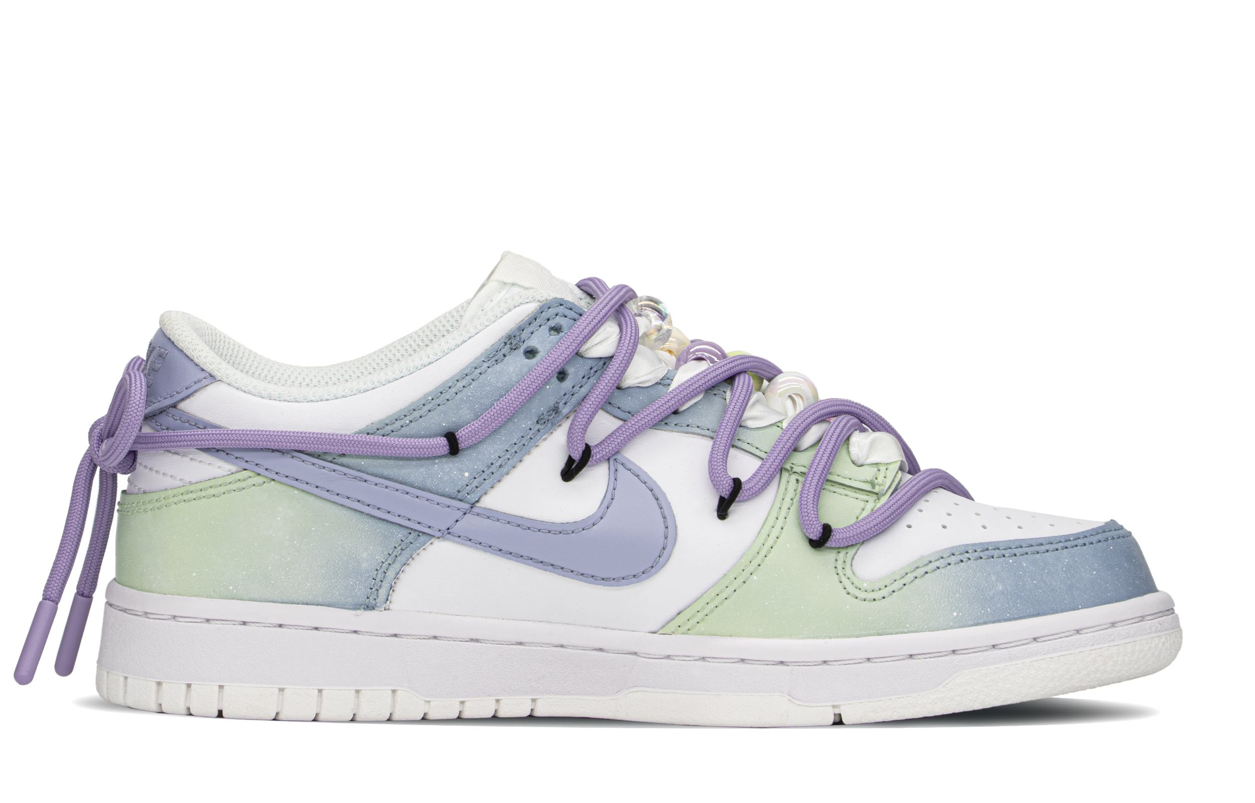 Order [Zapatillas Personalizadas] Nike Dunk Low 'Gato Estelar Morado-Verde-Blanco' DH9765-100(TeamA-DK星空猫)