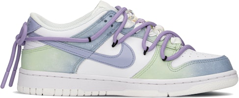 나이키 덩크 로우 '스텔라캣 보라-초록-흰' (커스텀) DH9765-100(TeamA-DK星空猫) Order 나이키 덩크 로우 '스텔라캣 보라-초록-흰' (커스텀) DH9765-100(TeamA-DK星空猫)