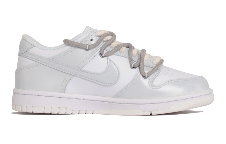 Order [Nike Sepatu Custom] Dunk Low 'Sticky Note - Smiley Abu Putih' DH9765-100(Team20-女款便利贴)