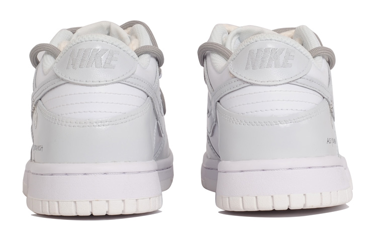 Shop [Nike Sepatu Custom] Dunk Low 'Sticky Note - Smiley Abu Putih' DH9765-100(Team20-女款便利贴)