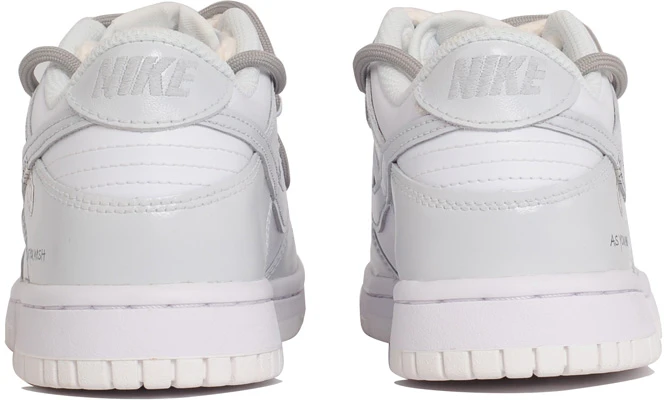 【定制球鞋】 Nike Dunk Low 便利貼 笑臉 解構鞋帶 情侶 低幫 板鞋 GS 灰白 Shop 【定制球鞋】 Nike Dunk Low 便利貼 笑臉 解構鞋帶 情侶 低幫 板鞋 GS 灰白