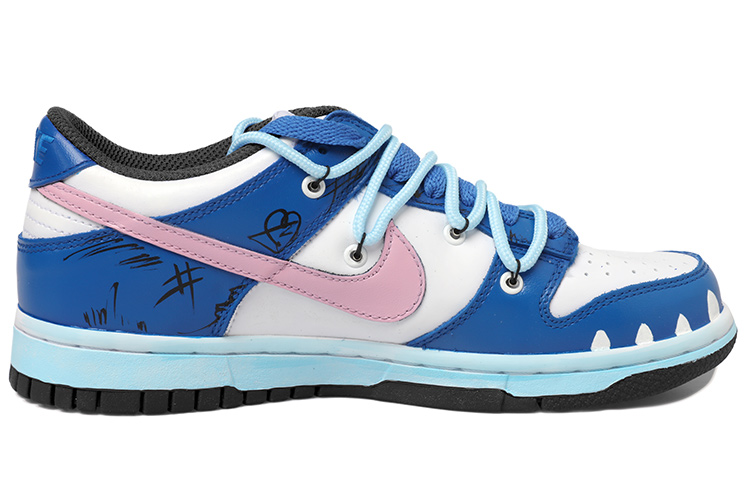 Lookbook 나이키 덩크 로우 '스티치 애니 해체 블루화이트' (71 characters) DD1391-100(Team拾玖-男款史迪仔)