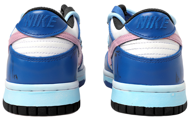 Details for 나이키 덩크 로우 '스티치 애니 해체 블루화이트' (71 characters) DD1391-100(Team拾玖-男款史迪仔)