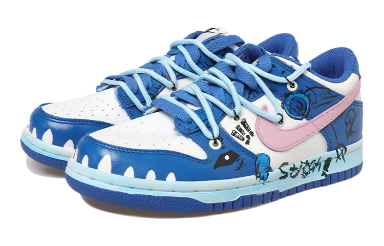 [Custom Shoes] Nike Dunk Low 'Stitch Deconstructed Blue-White' 圖 5