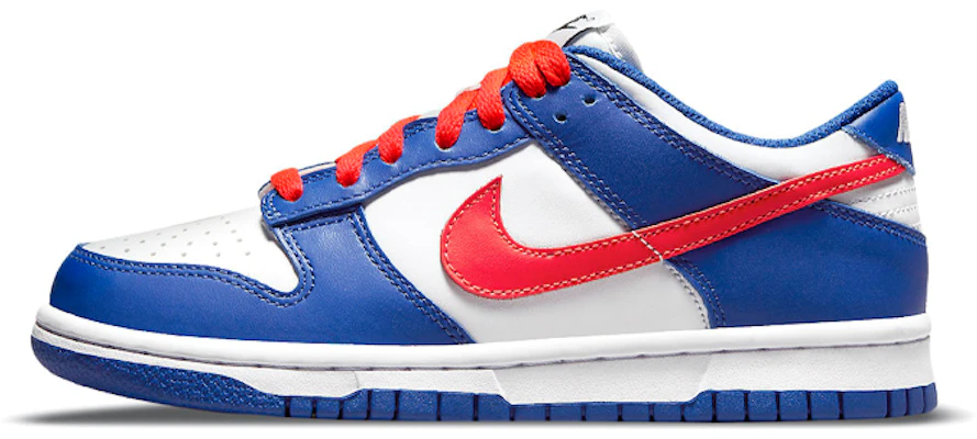 【定制球鞋】Nike Dunk Low 動漫 史迪仔 眼睛 牙齒 字母 二次元 解構風 低幫 板鞋 GS 藍白 1