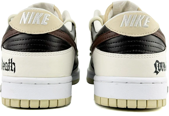 【客製化球鞋】Nike Dunk 隨心 怪奇故事系列 哥德風 十字架 解構綁帶 低筒 板鞋 男款 米白色 Purchase 【客製化球鞋】Nike Dunk 隨心 怪奇故事系列 哥德風 十字架 解構綁帶 低筒 板鞋 男款 米白色