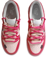 【定制球鞋】 Nike Dunk Low 草莓熊 可愛 愛心 玫紅 解構鞋帶 低筒 板鞋 GS 紅白 Shop 【定制球鞋】 Nike Dunk Low 草莓熊 可愛 愛心 玫紅 解構鞋帶 低筒 板鞋 GS 紅白