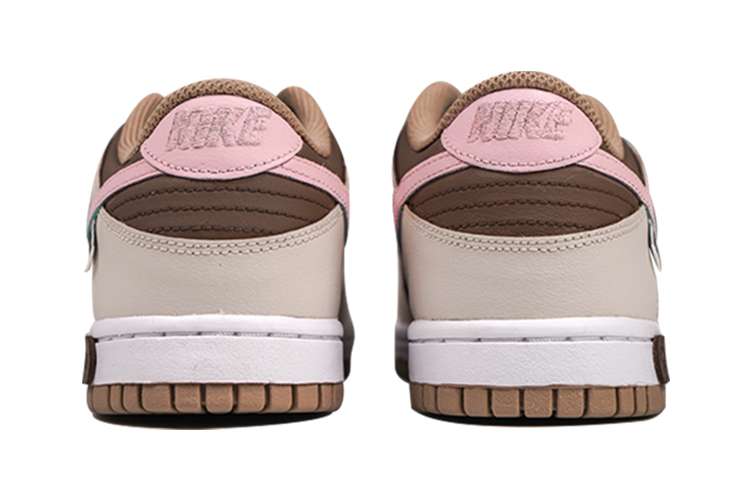 Shop 【客製球鞋】Nike Dunk Low 草莓巧克力 甜酷風 雙色鞋帶 低幫 板鞋 GS 粉棕