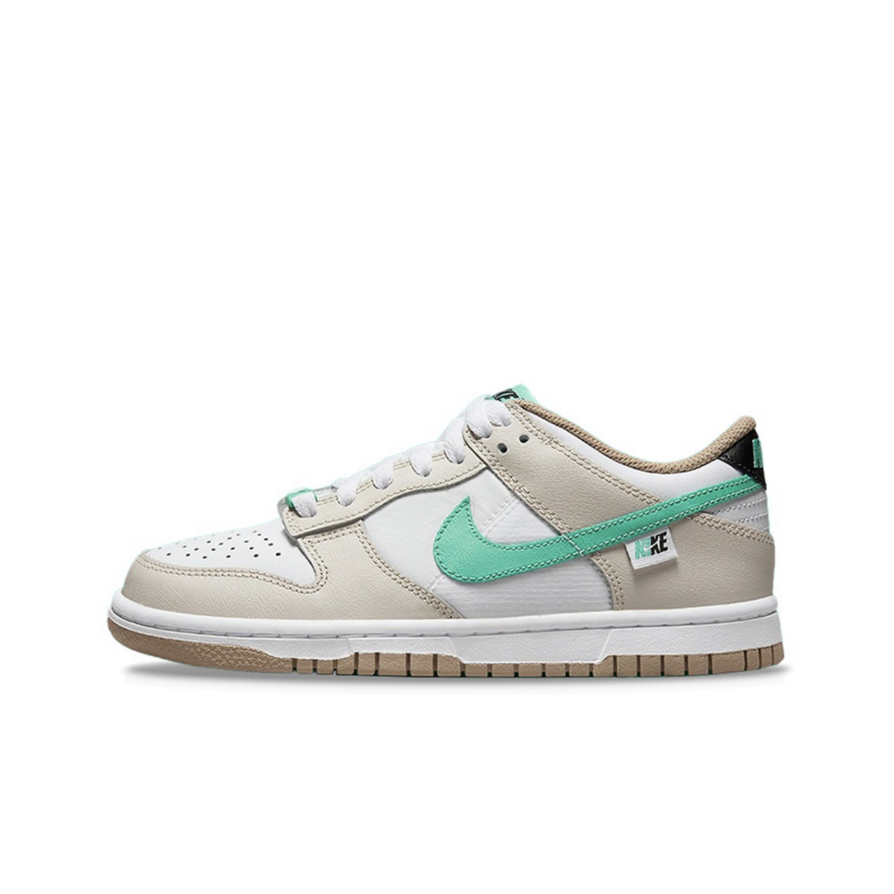 Sizing 【客製球鞋】Nike Dunk Low 草莓巧克力 甜酷風 雙色鞋帶 低幫 板鞋 GS 粉棕