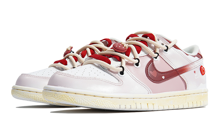 Lookbook [Zapatillas Personalizadas] Nike Dunk Low 'Graffiti de Fresa' DH9765-100(TeamP-草莓涂鸦S-BOX)
