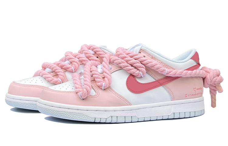 Lookbook [カスタムシューズ] ナイキ ダンク ロー 'ストロベリーハードキャンディ' DH9765-102(TeamK-草莓硬糖)
