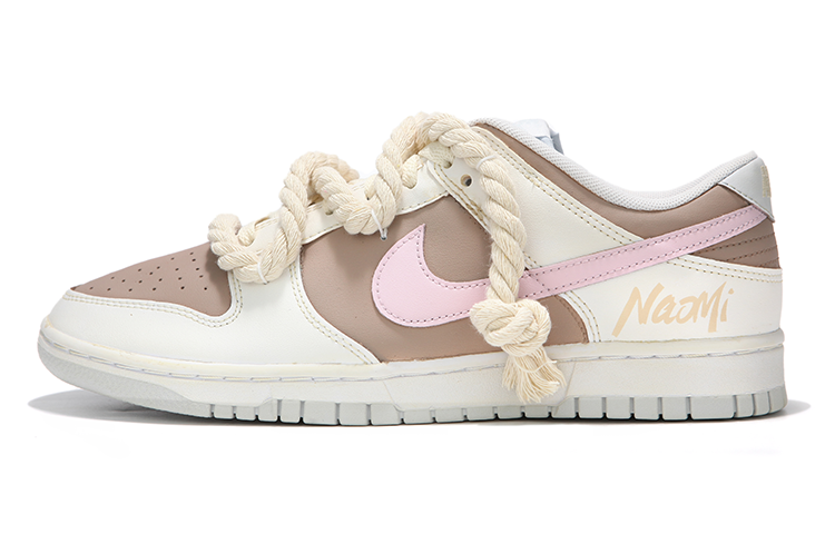 Buy [Zapatillas Personalizadas] Nike Dunk Low 'Té de Fresa con Leche' DV0831-101(Teamfour-男款草莓波波奶茶色)