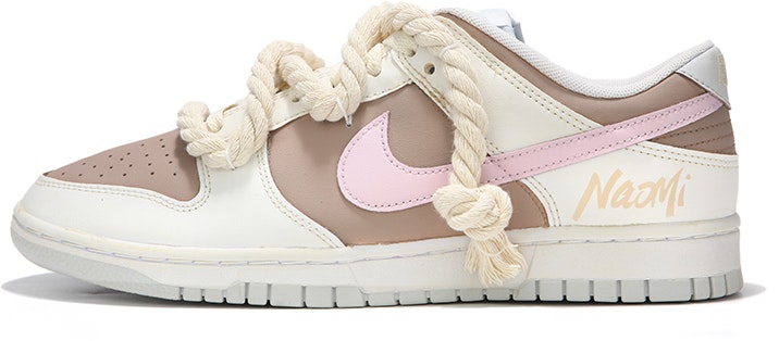 custom-shoes-nike-dunk-low-strawberry-milk-tea