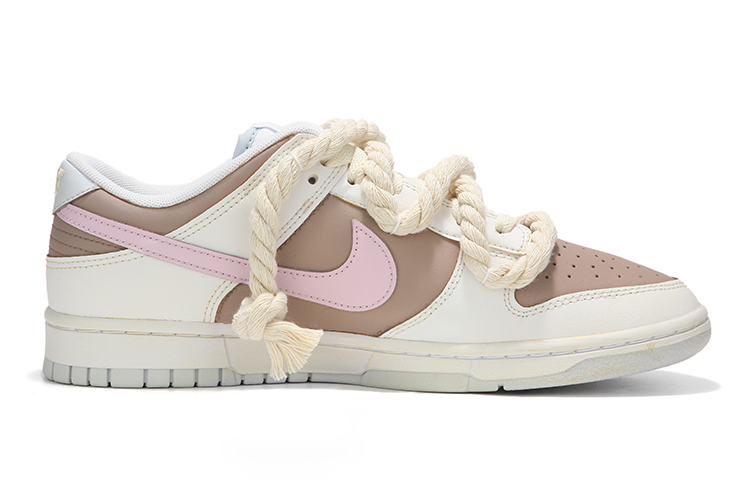 Order [Zapatillas Personalizadas] Nike Dunk Low 'Té de Fresa con Leche' DV0831-101(Teamfour-男款草莓波波奶茶色)