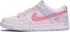 Buy 【定制球鞋】 Nike Dunk Low 草莓星球 甜美少女 休閒 百搭 低幫 板鞋 GS 藍粉