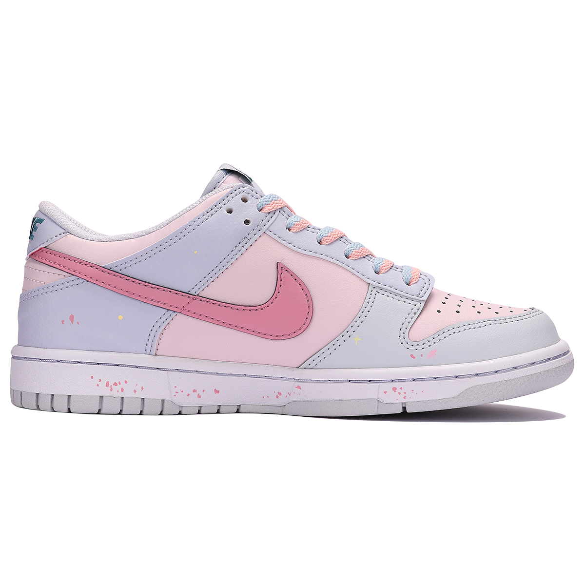 Order 【定制球鞋】 Nike Dunk Low 草莓星球 甜美少女 休閒 百搭 低幫 板鞋 GS 藍粉