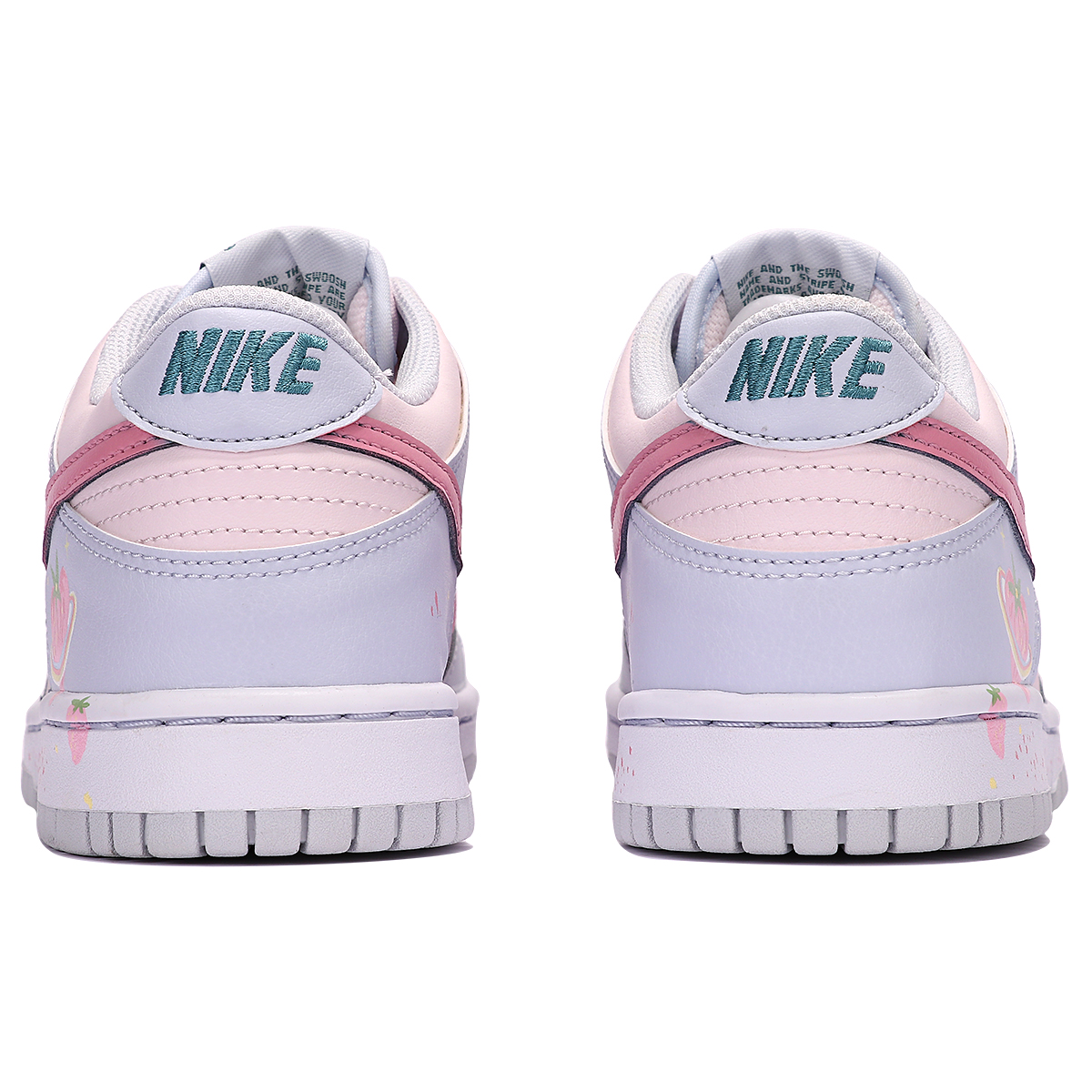 Shop 【定制球鞋】 Nike Dunk Low 草莓星球 甜美少女 休閒 百搭 低幫 板鞋 GS 藍粉