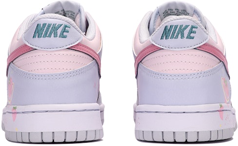 【定制球鞋】 Nike Dunk Low 草莓星球 甜美少女 休閒 百搭 低幫 板鞋 GS 藍粉 Shop 【定制球鞋】 Nike Dunk Low 草莓星球 甜美少女 休閒 百搭 低幫 板鞋 GS 藍粉