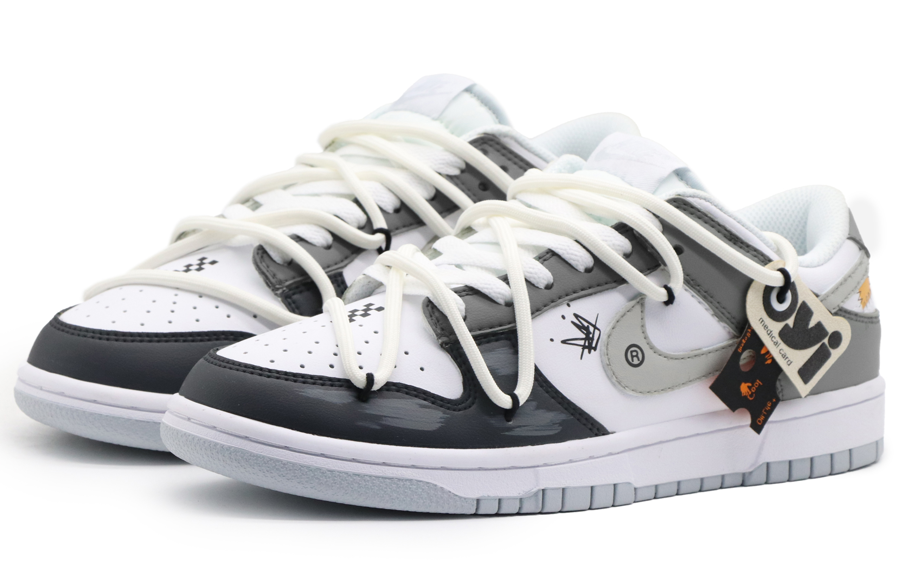 Lookbook Zapatillas Nike Dunk Low 'Graffiti Urbano Desgastado Deconstruido' DV0831-101(Team57-男款酷盖-)