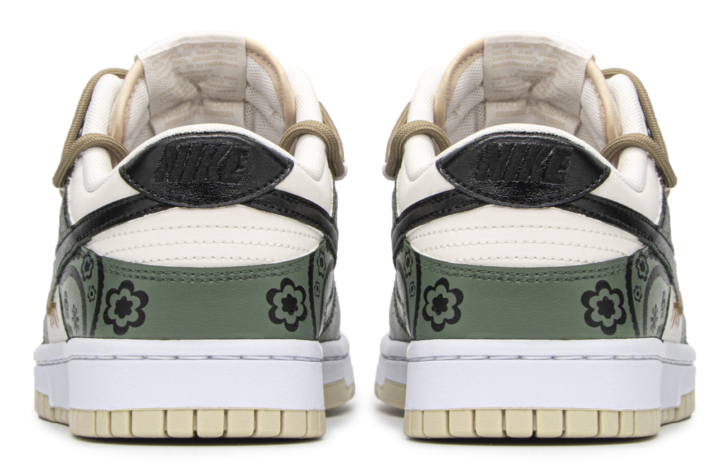 Shop 【客製化球鞋】Nike Dunk Low FZBB 街頭腰果 愛情潮流 主題 低筒 板鞋 男款 卡其綠