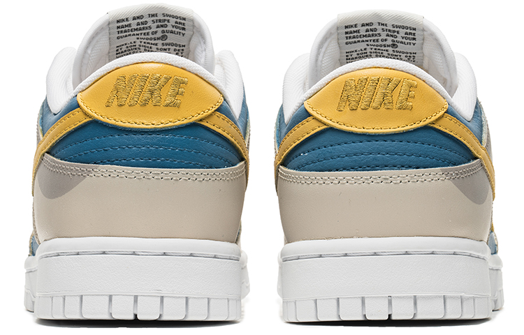 Shop [定制鞋] 耐克Dunk Low '条纹对比设计 - 奶油蓝' DJ6188-101(TeamB-男款条纹风Q-BOX)