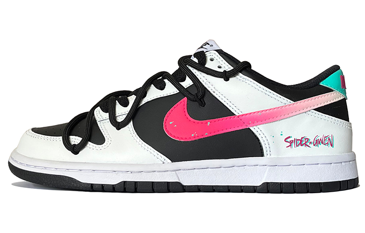 Buy [Zapatillas Personalizadas] Nike Dunk Low 'Stussy Rosa Blanco Negro' FD1232-001(TeamK-史黛西)