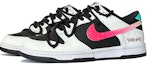 Lookbook 【訂製球鞋】 Nike Dunk Low 史黛西 簡約 中性風 高街 低筒 板鞋 GS 粉白黑