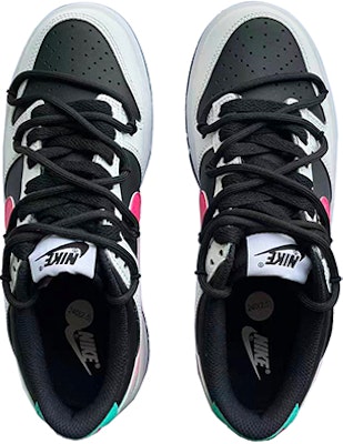 【訂製球鞋】 Nike Dunk Low 史黛西 簡約 中性風 高街 低筒 板鞋 GS 粉白黑 Shop 【訂製球鞋】 Nike Dunk Low 史黛西 簡約 中性風 高街 低筒 板鞋 GS 粉白黑